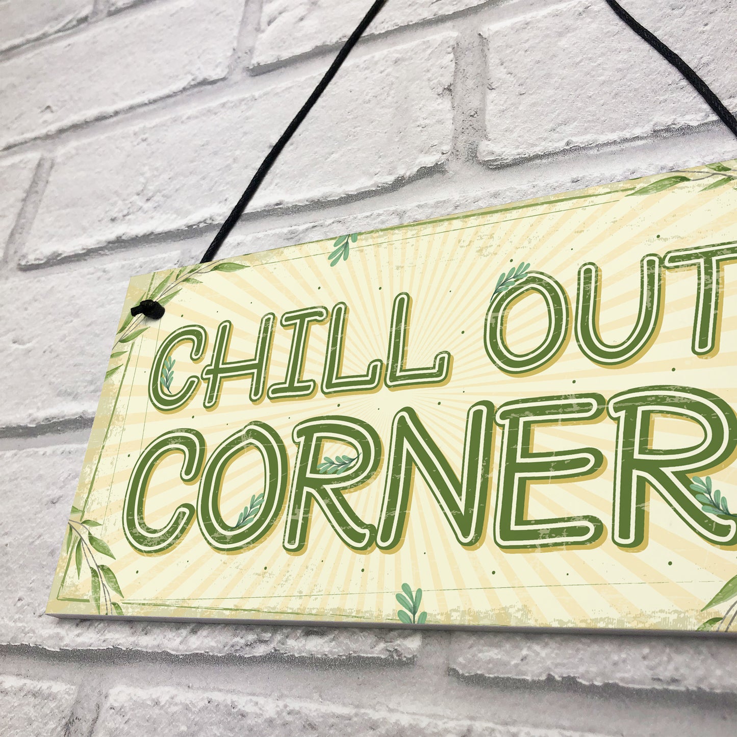 Chill Out Corner Man Cave Shed SummerHouse Sign Hot Tub Gift