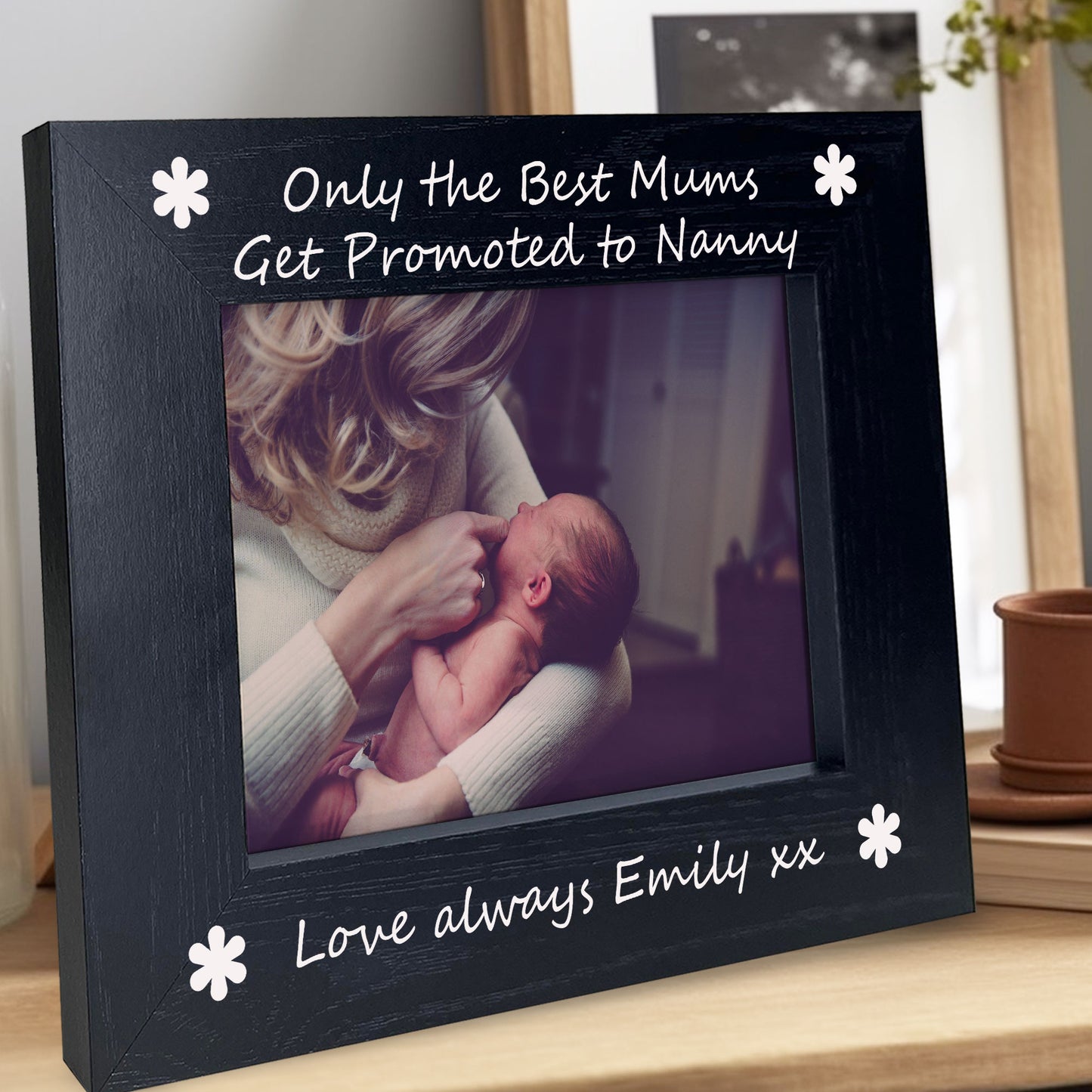 Nanny Gifts For Birthday Personalised Nanny Wood Photo Frame