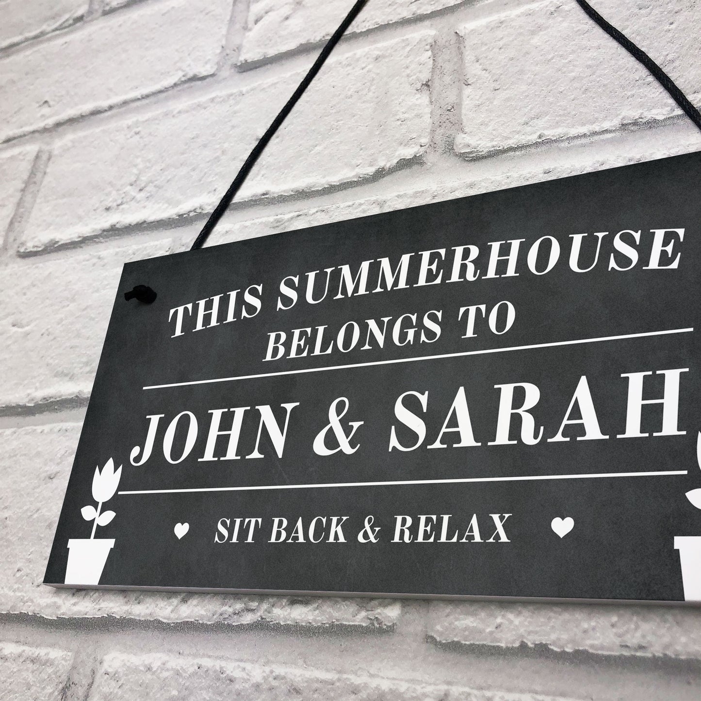 Novelty Summerhouse Sign Personalised Summerhouse Belongs To