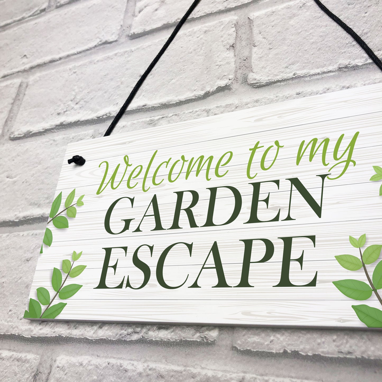 Garden Signs And Plaques Garden Escape Sign Summerhouse Shed