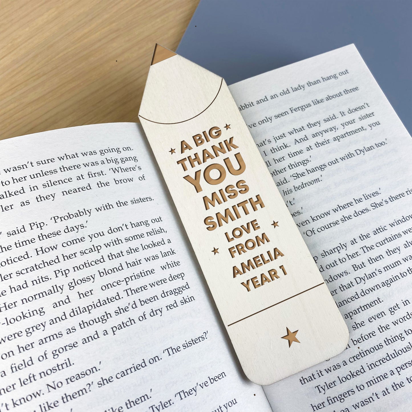 Teacher Gifts For Men And Women Personalised Bookmark Thank You