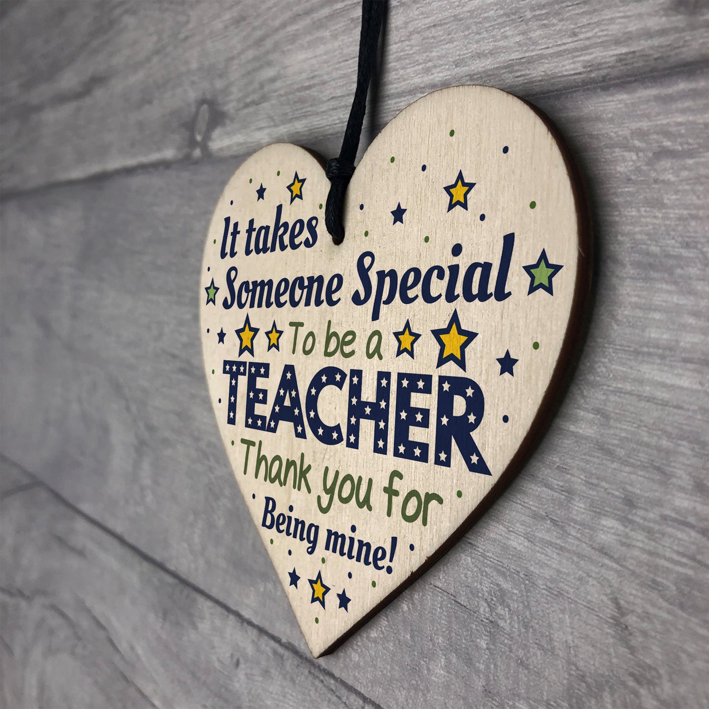 Special Teacher Gifts Teacher Thank You Wooden Heart