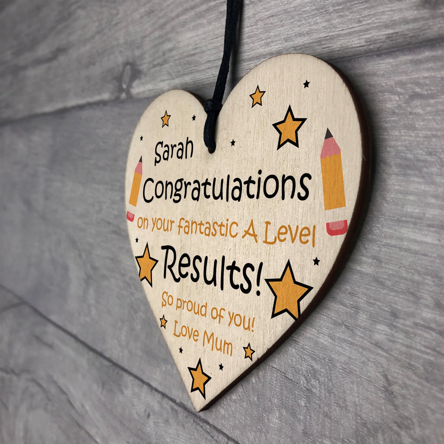 Personalised A Level Results Gift Congratulations Gift Leaving