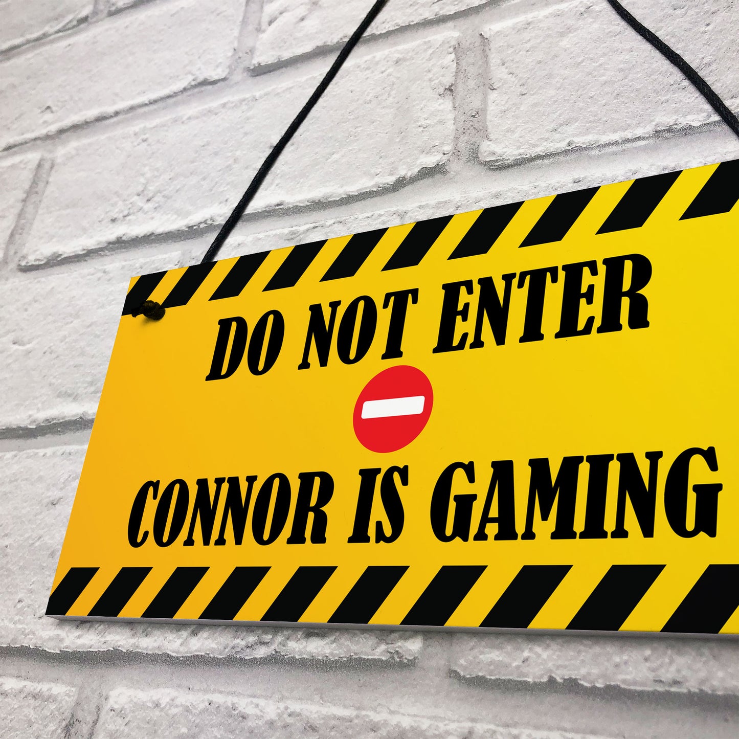 Funny Joke Gaming Sign Personalised Man Cave Bedroom Sign