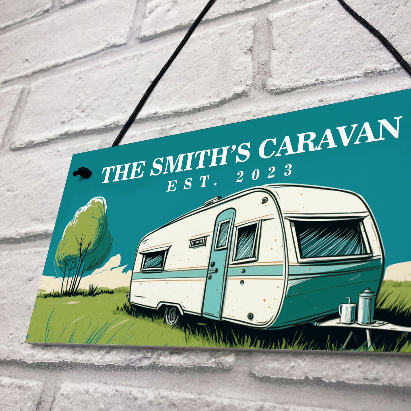 Personalised Caravan Sign Accessories Home Decor Caravan Lover