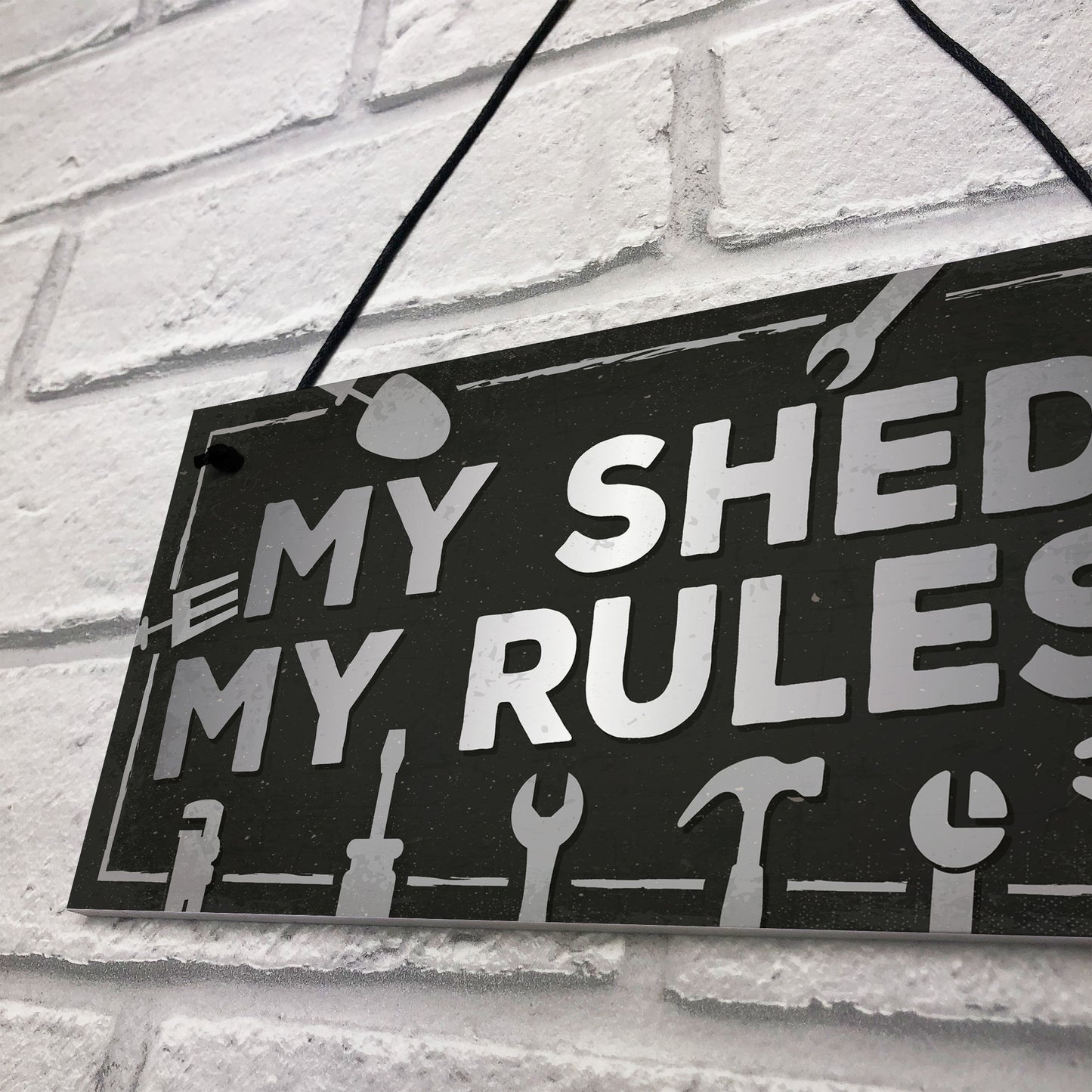 My Shed Sign Garden Shed Man Cave Garage Shop Plaque Dad Gift