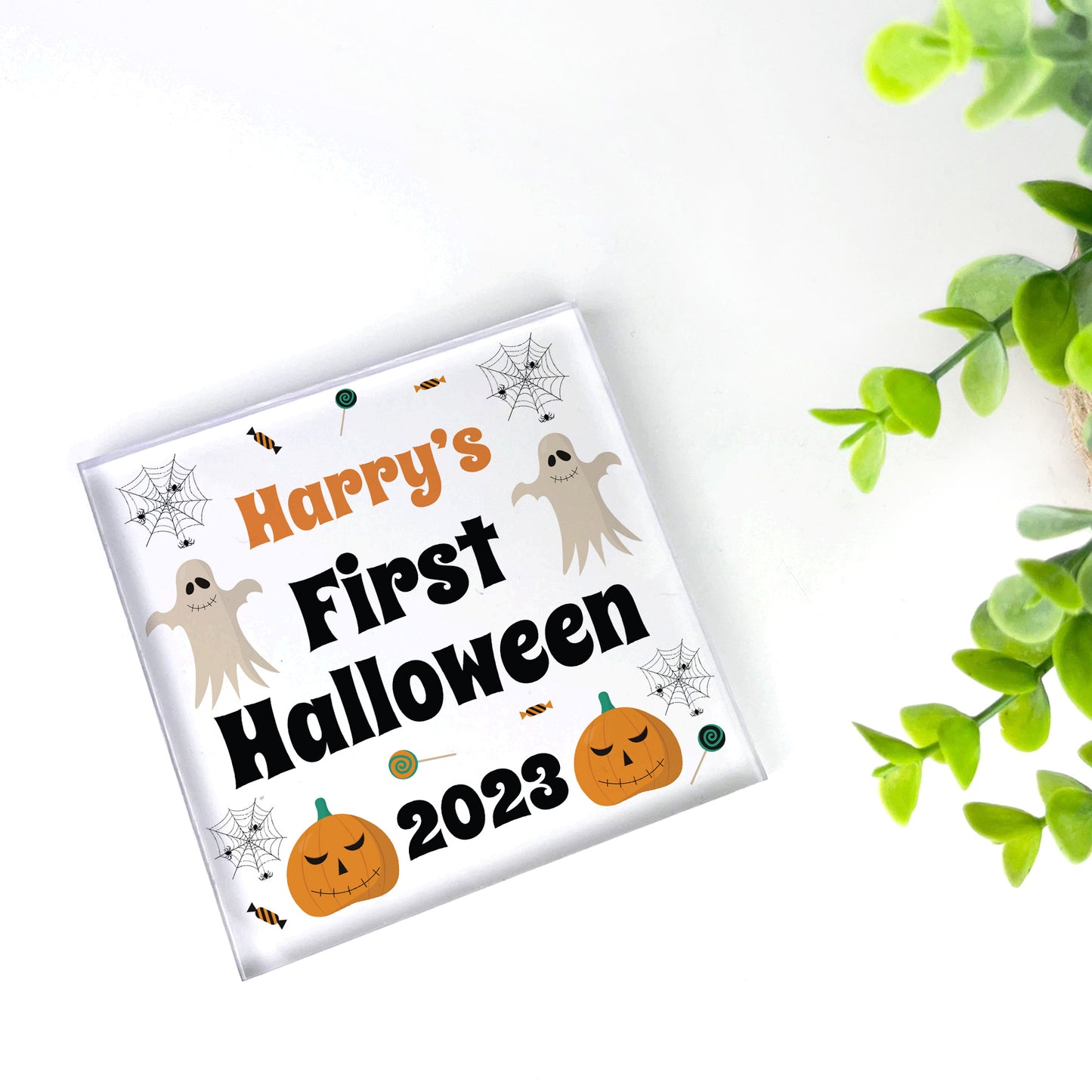 Personalised My First Halloween Gift Halloween Decoration Baby