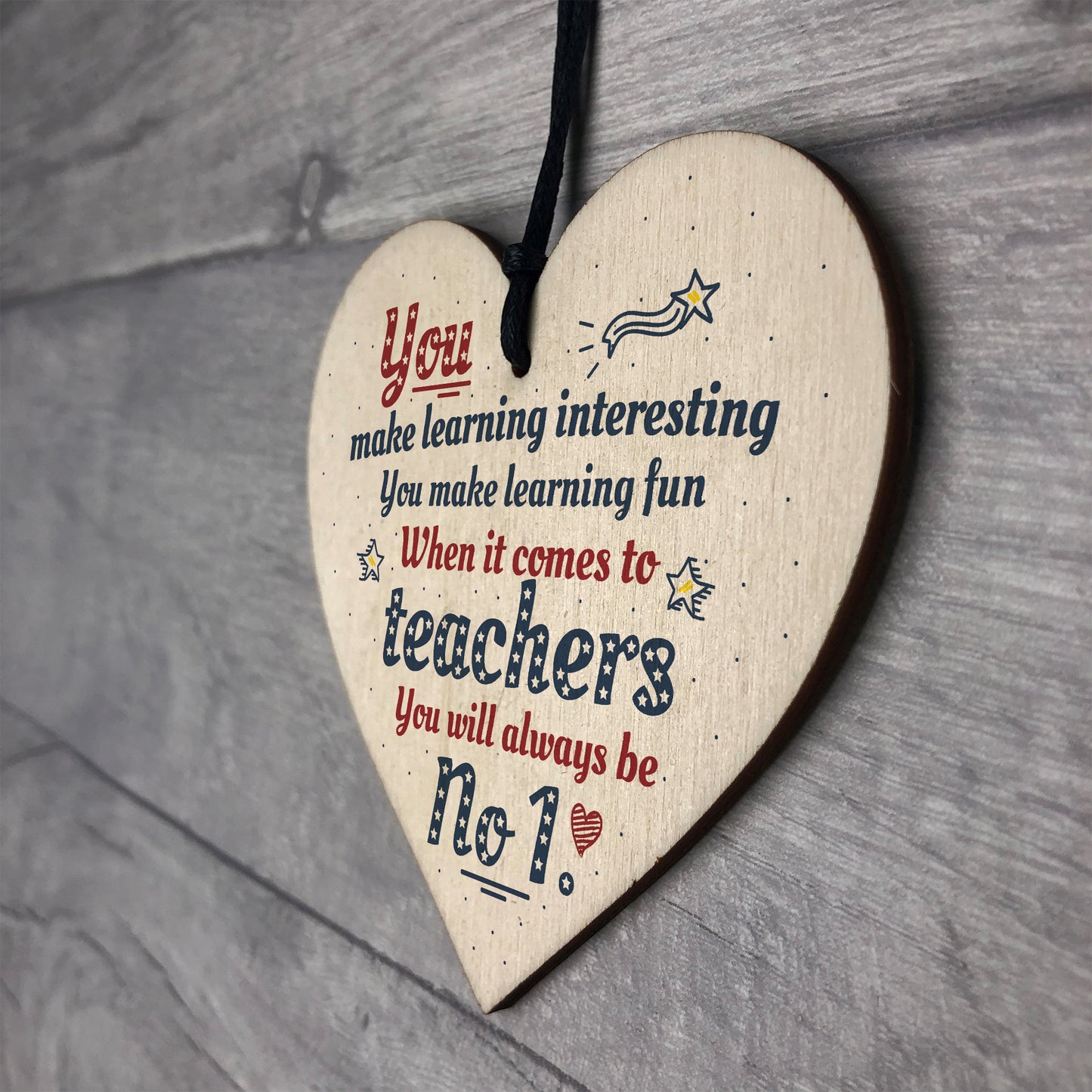 Number One Teacher Gift Teaching Assistant Nursery Childminder