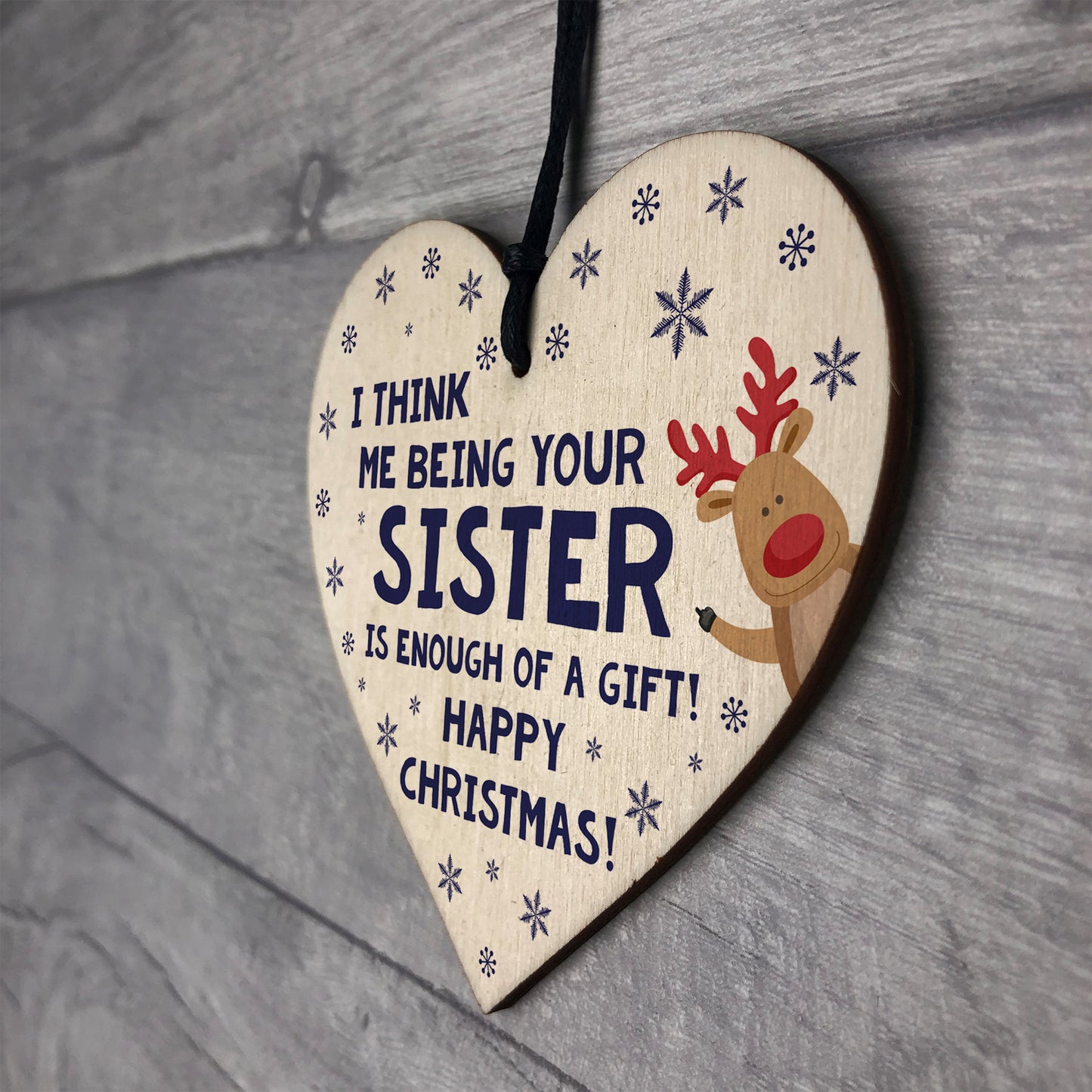 FUNNY Christmas Gift For Brother Heart Rude Gift For Brother