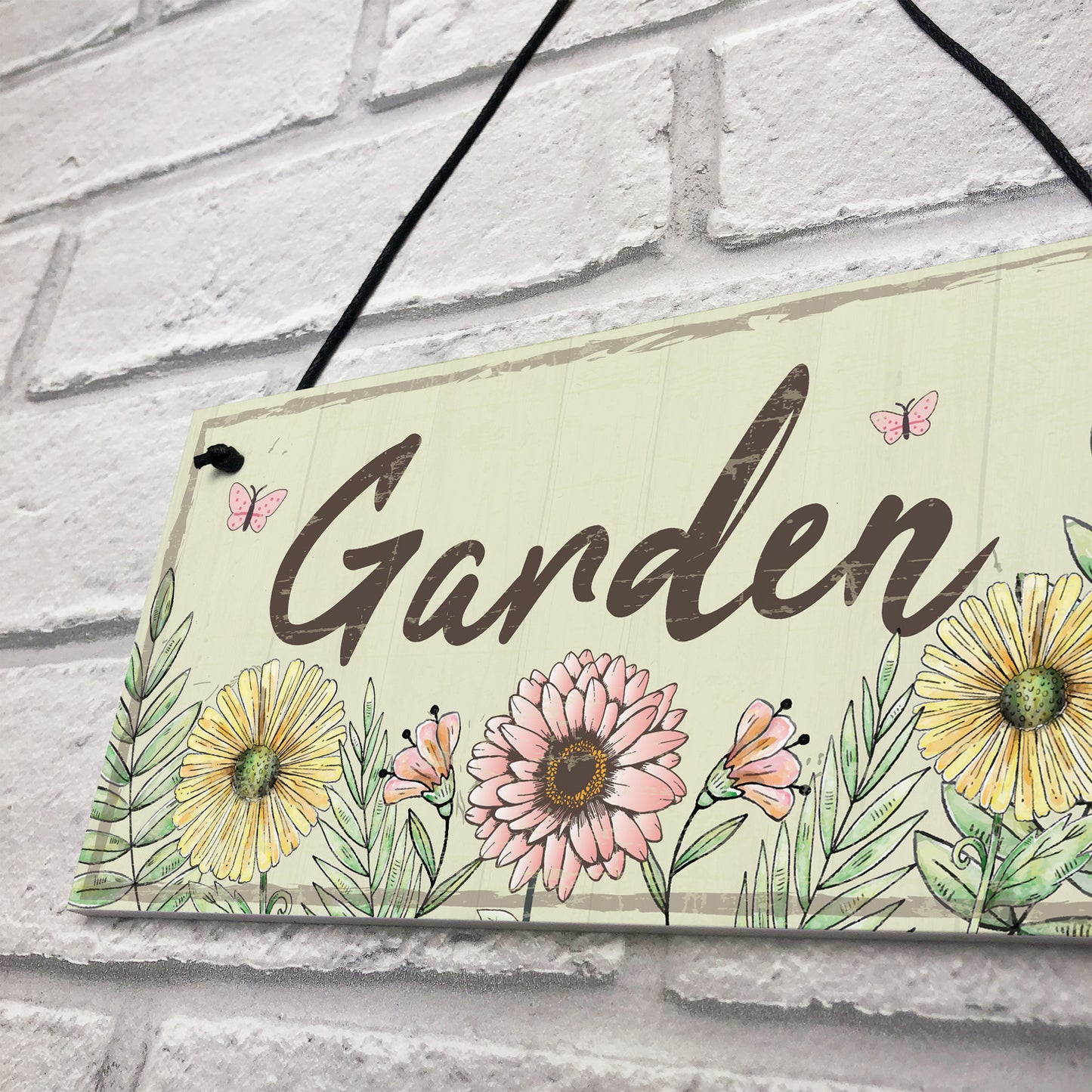 Garden Sign Door Shed Garden SummerHouse Plaque Home Decor