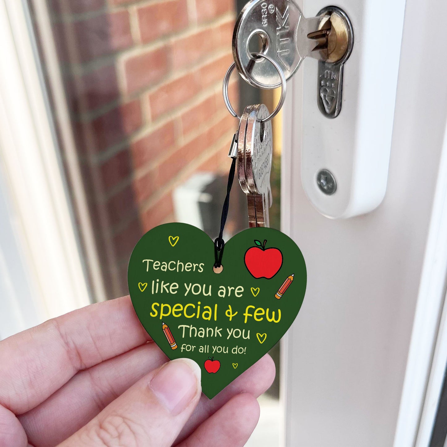 Teacher Gifts Special And Few Wood Keyring Thank You Gifts