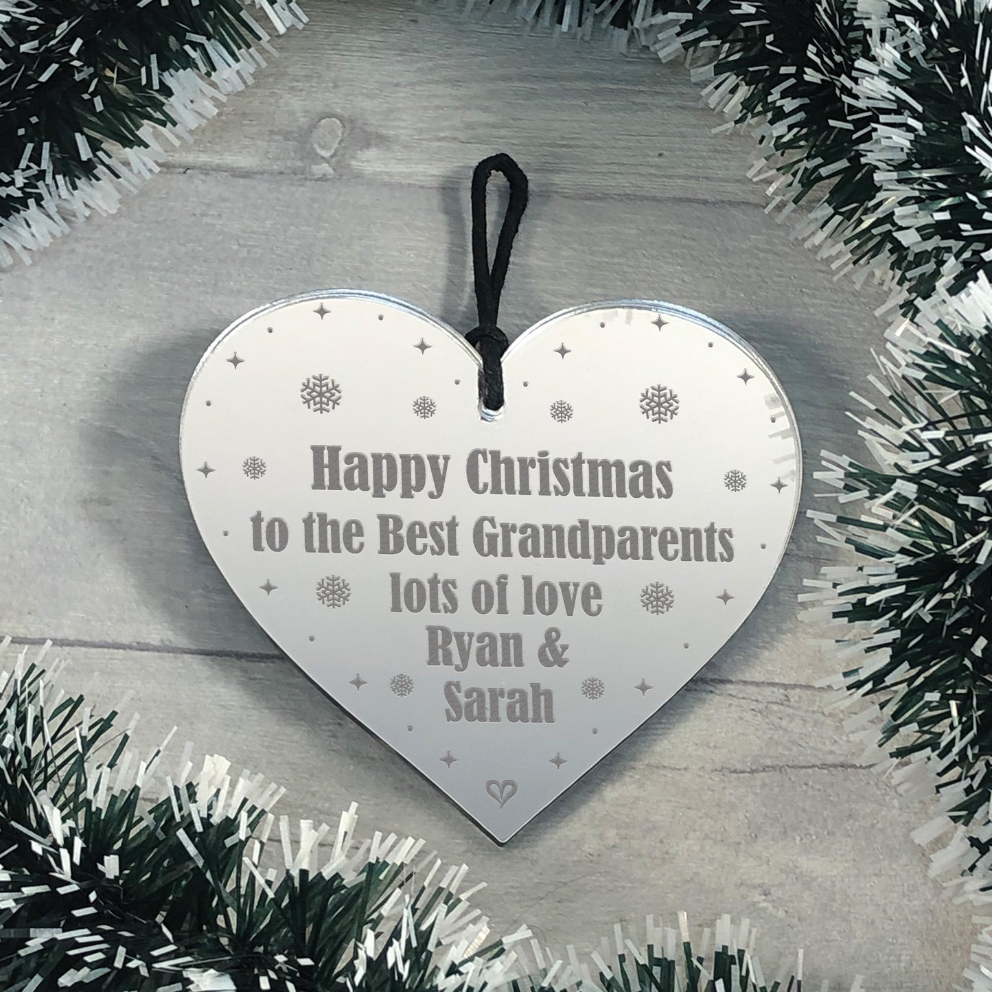 Special Christmas Gift For Grandparents Personalised Engraved
