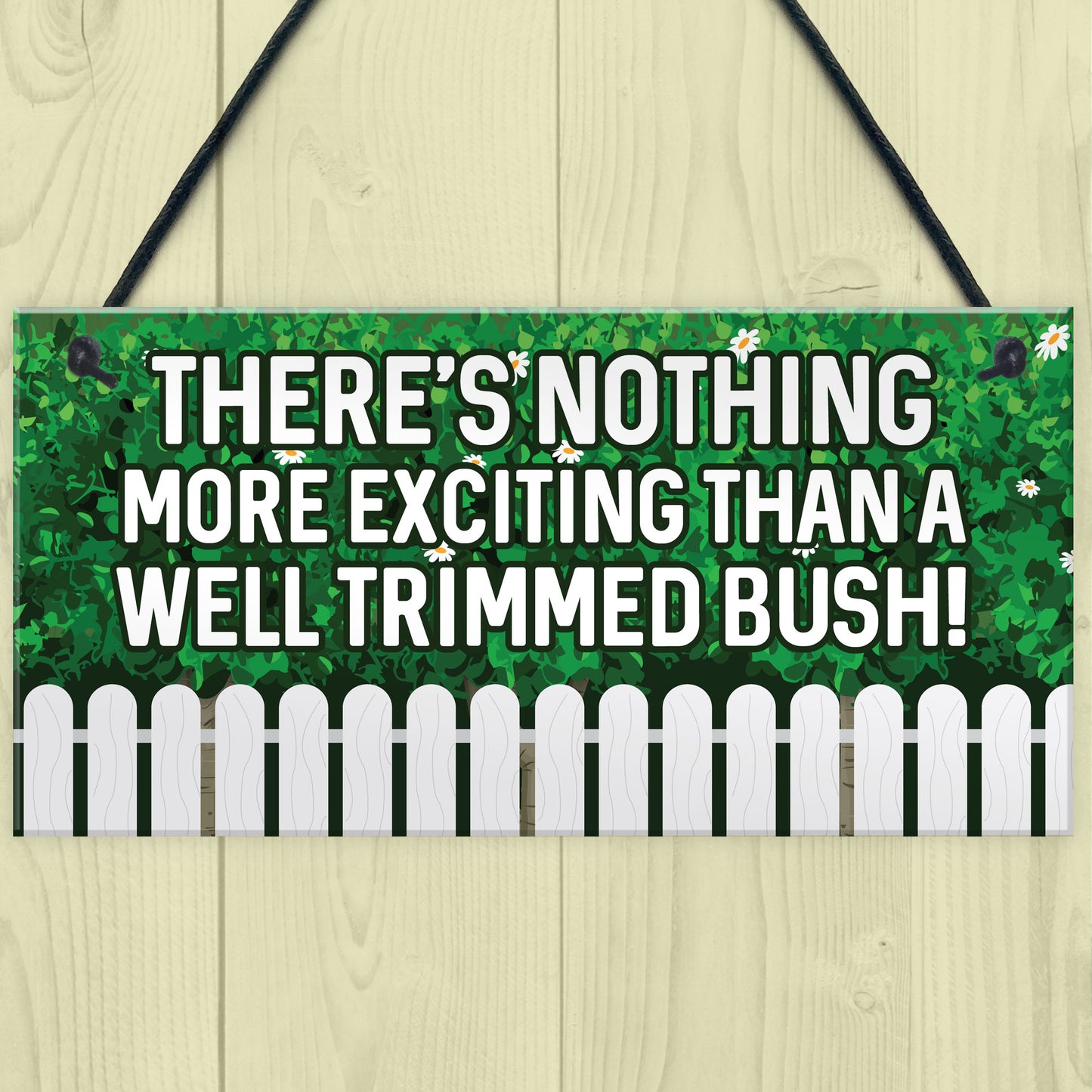 Funny Garden 3 Pack Novelty Hanging Signs Garden Shed Summer