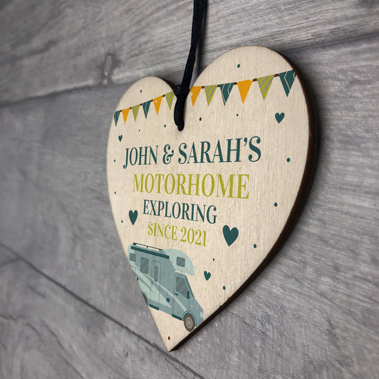 Motorhome Sign Caravan Decor Personalised Sign Retirement Gift