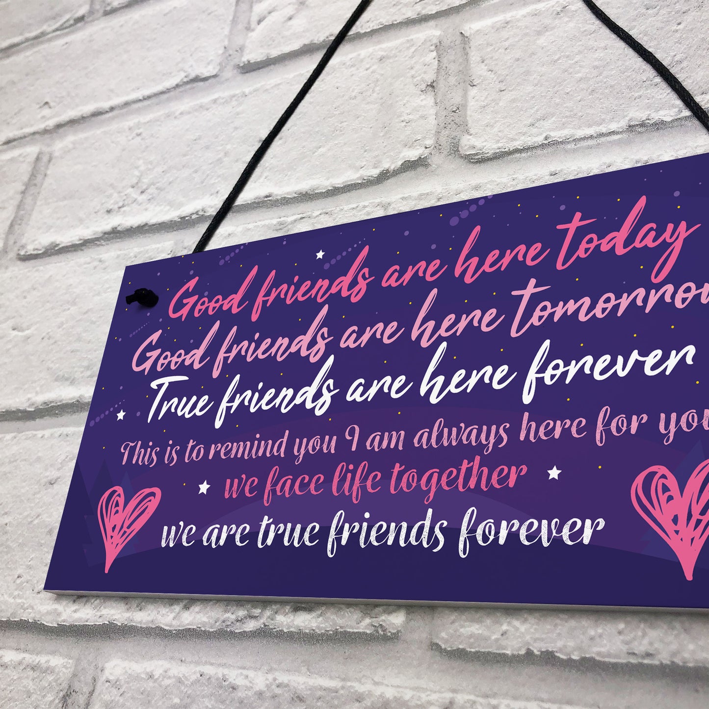 Special Friendship Plaques Birthday Christmas Gifts For Her Sign