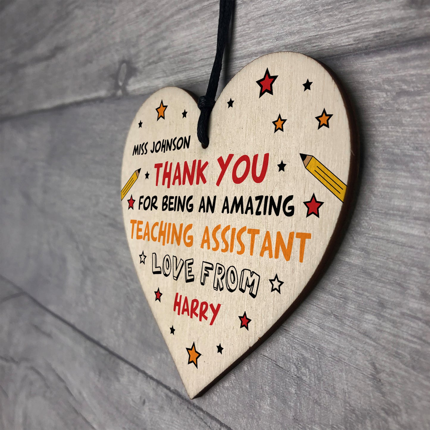 PERSONALISED Teaching Assistant TA Thank You Gift For Teacher