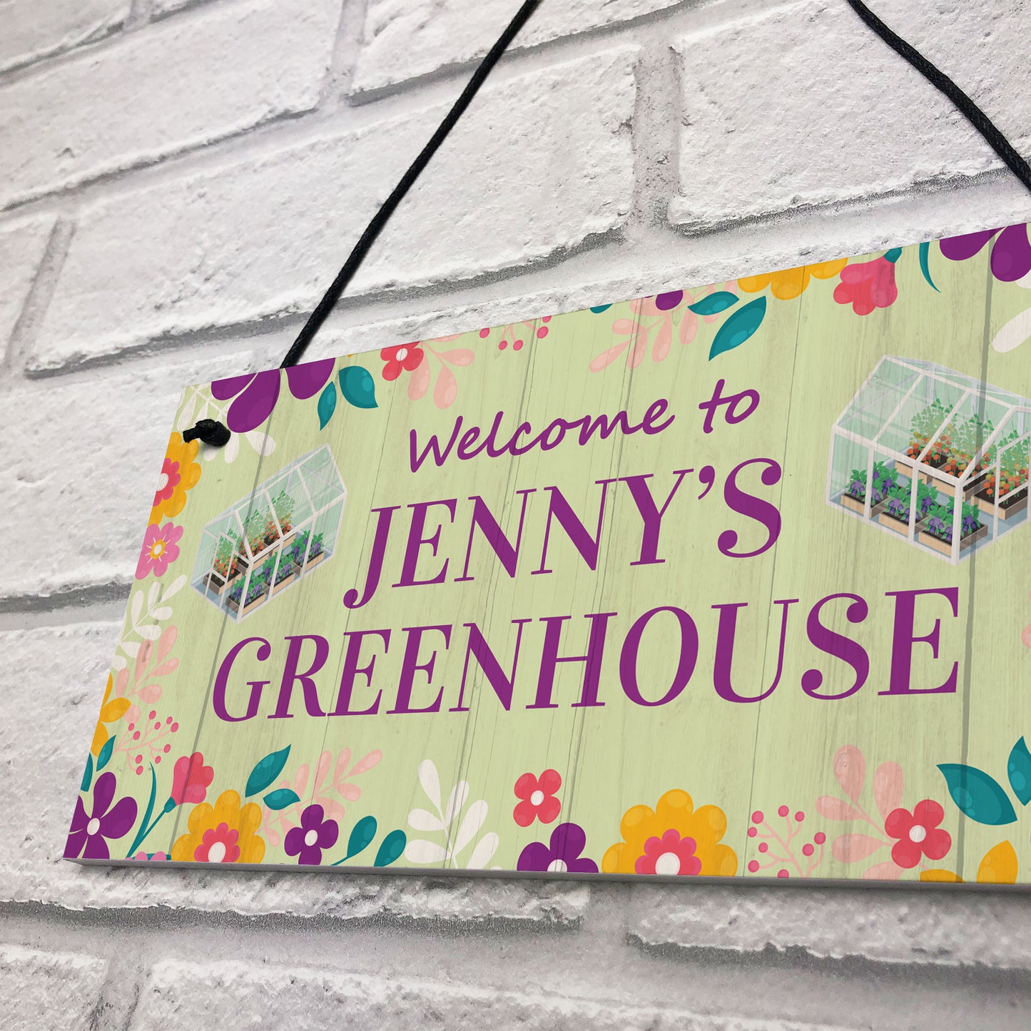 Garden Sign / Greenhouse Sign / Personalised Garden Sign