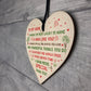 Nan Nanny Birthday Christmas Gifts Wooden Heart Special Plaque