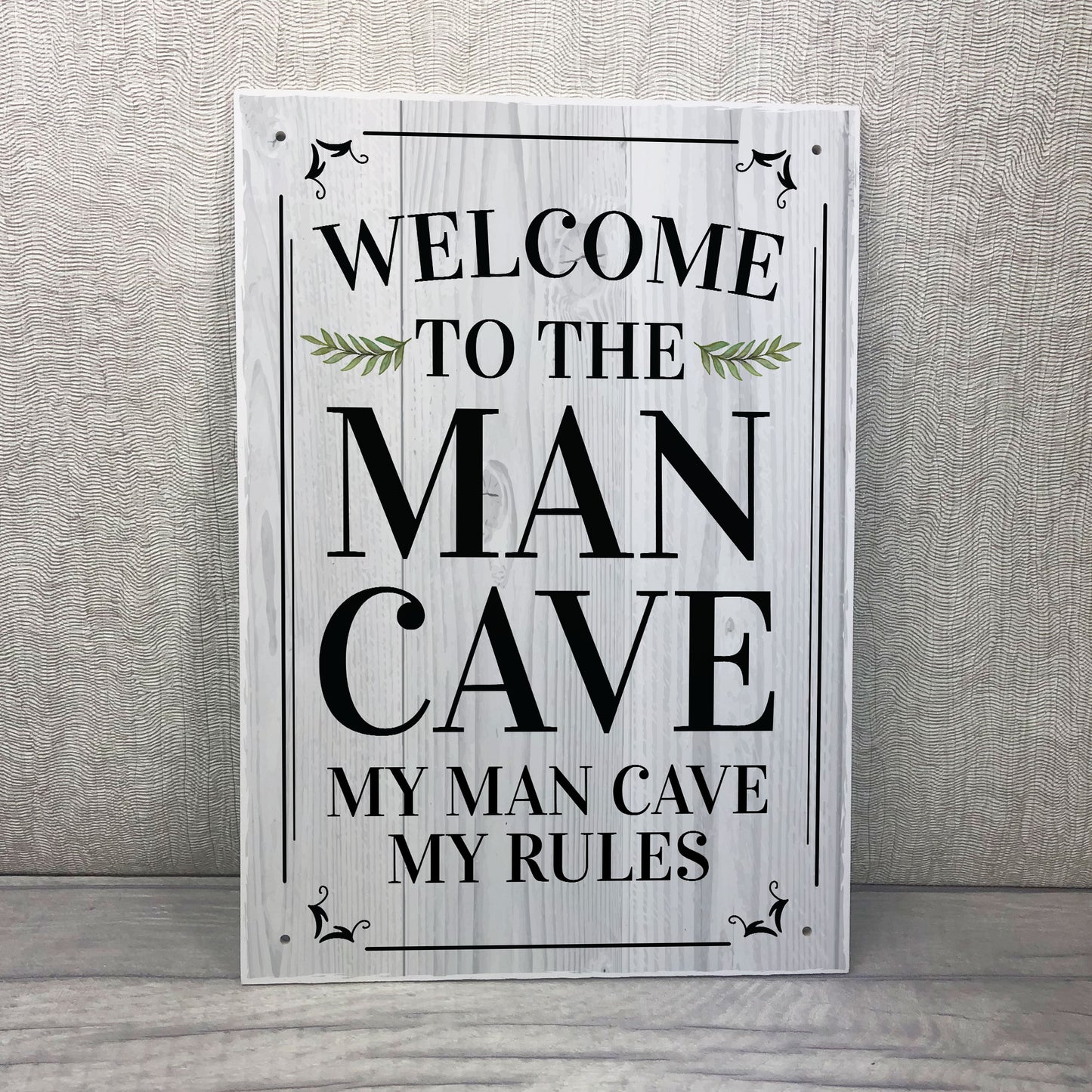 Funny Novelty Man Cave Sign Gin Beer Vodka Home Garden Plaque