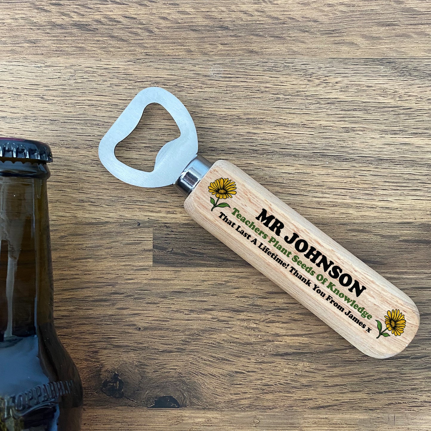 Teacher Gifts For Men Personalised Bottle Opener Thank You Gift