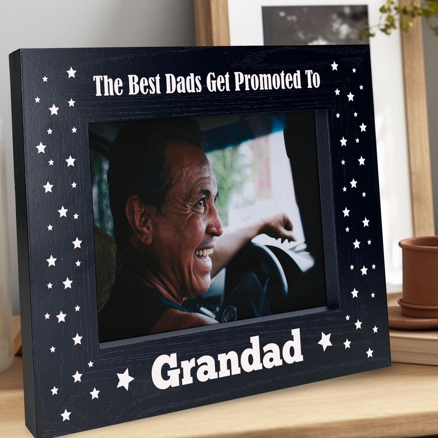 Dads Get Promoted To Grandad Photo Frame Fathers Day Gifts