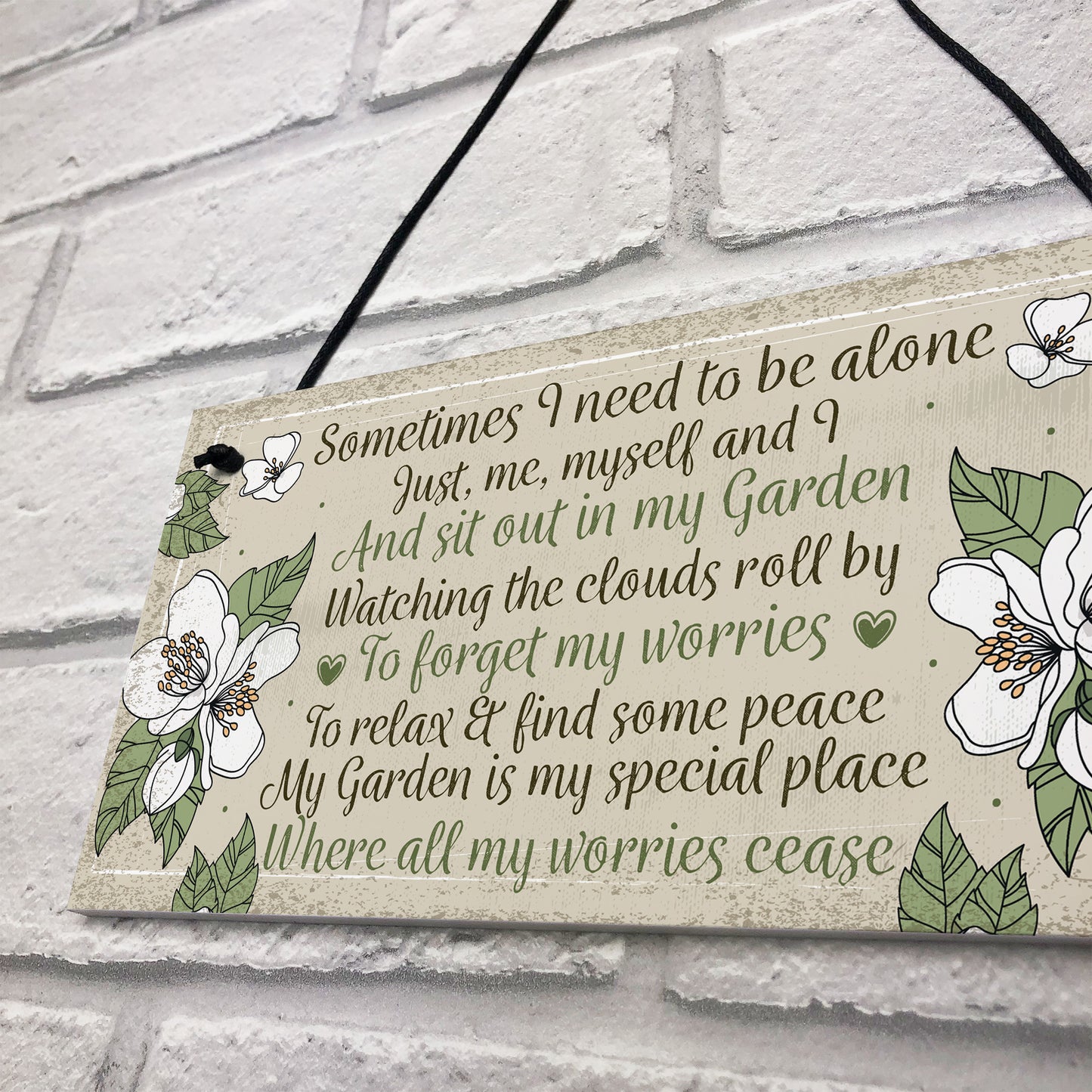 Special Garden Sign Summer House Shed Memorial Plaque Gift