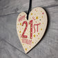 Happy 21st Birthday Decoration 21 Accessories Friend Sister GIFT
