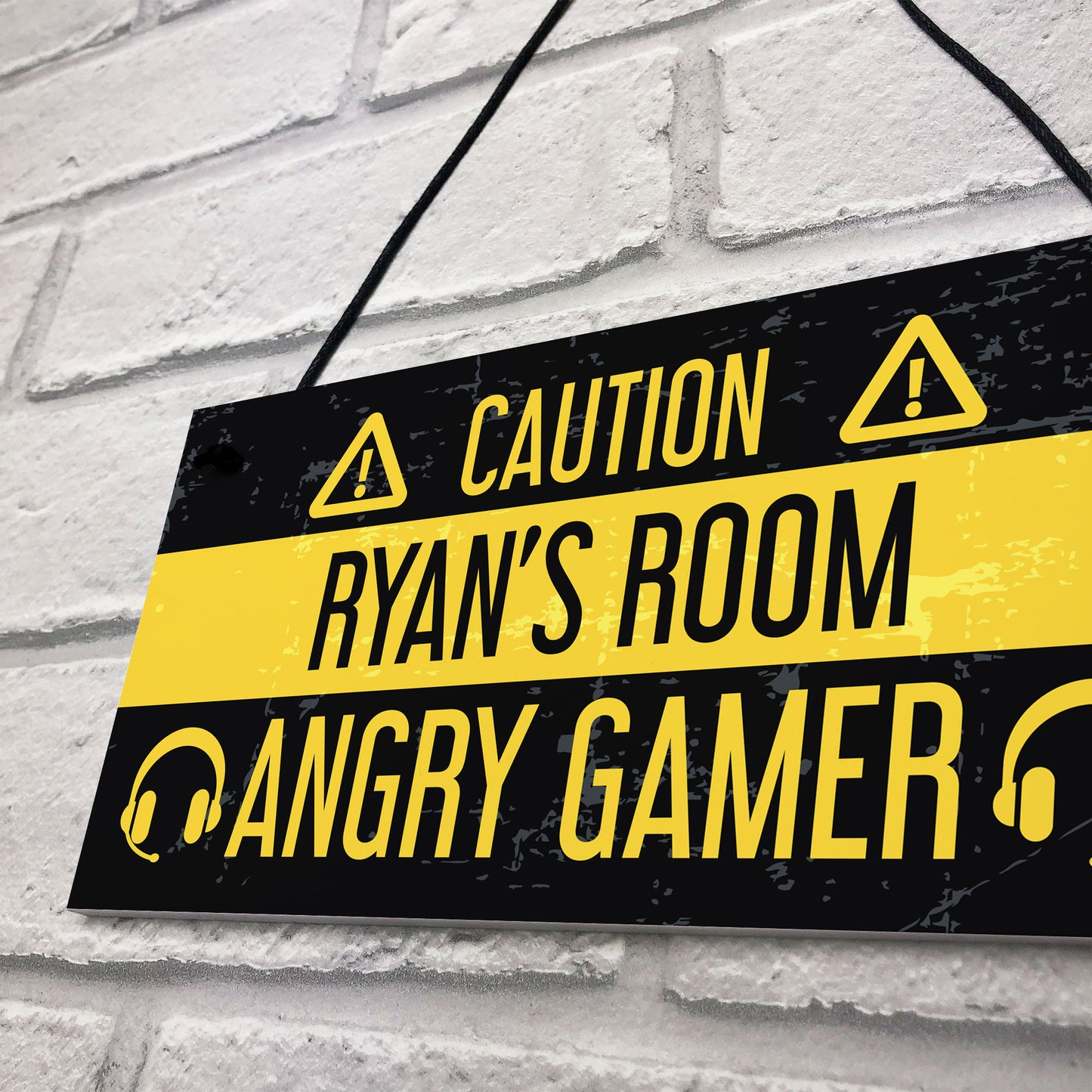 Personalised Gaming Room Sign For Bedroom Man Cave Gift