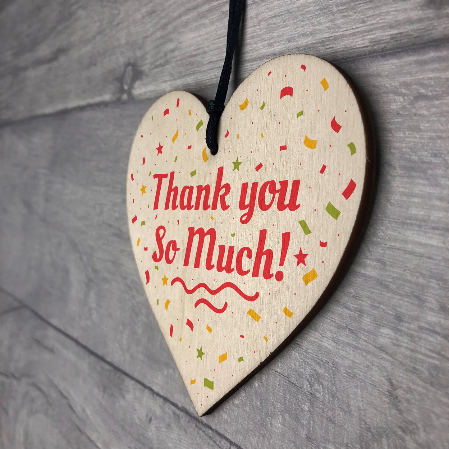 Thank You Teacher Midwife Tutor Friend Handmade Wood Heart Gift