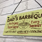 Dads Barbeque Garden Shed Sign SummerHouse Plaque Fathers Day