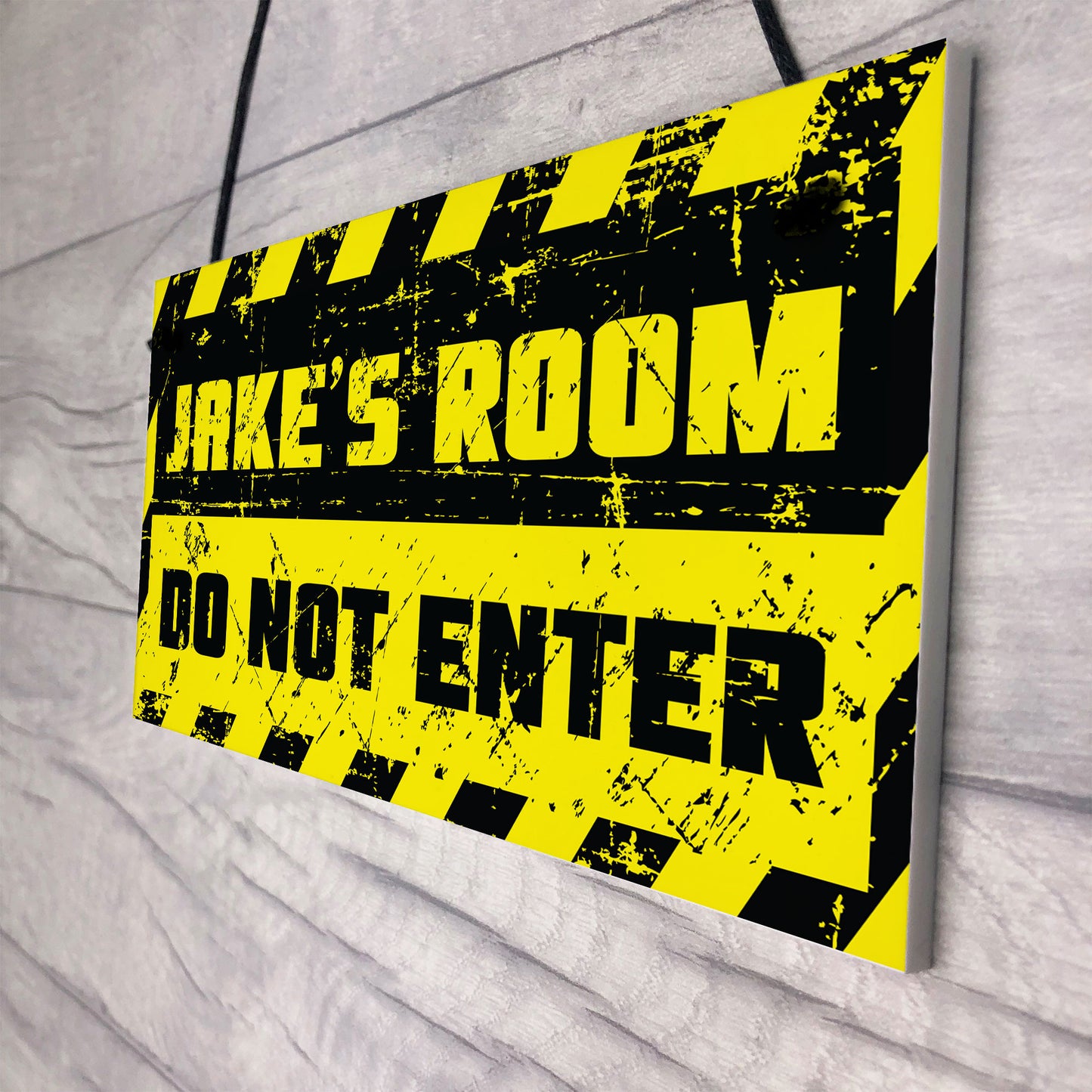 Personalised Boys Bedroom Sign DO NOT ENTER Funny Gift