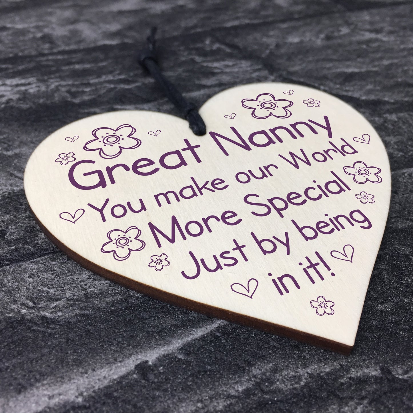 Great Nanny Gift For Birthday Mothers Day Heart Thank You Gift