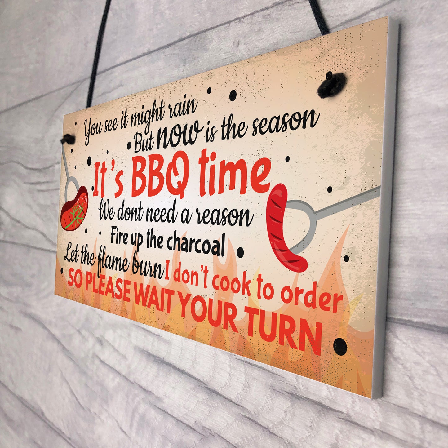 BBQ Novelty Garden Sign SummerHouse Bar Man Cave Shed Plaque