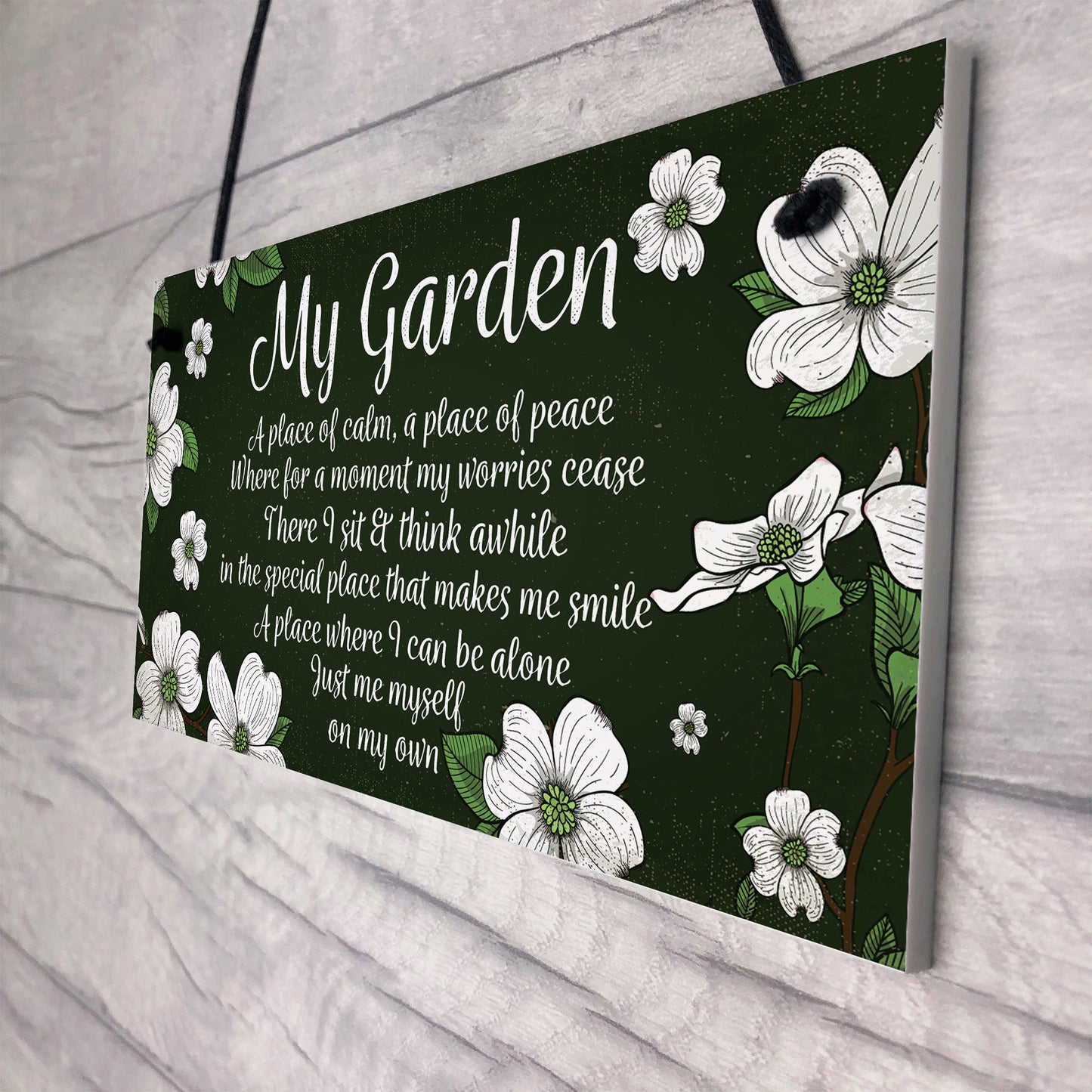 Novelty Hanging Garden Plaque Present Home Fence Shed Sign