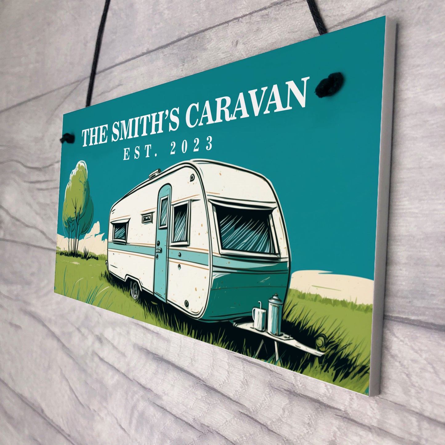 Personalised Caravan Sign Accessories Home Decor Caravan Lover