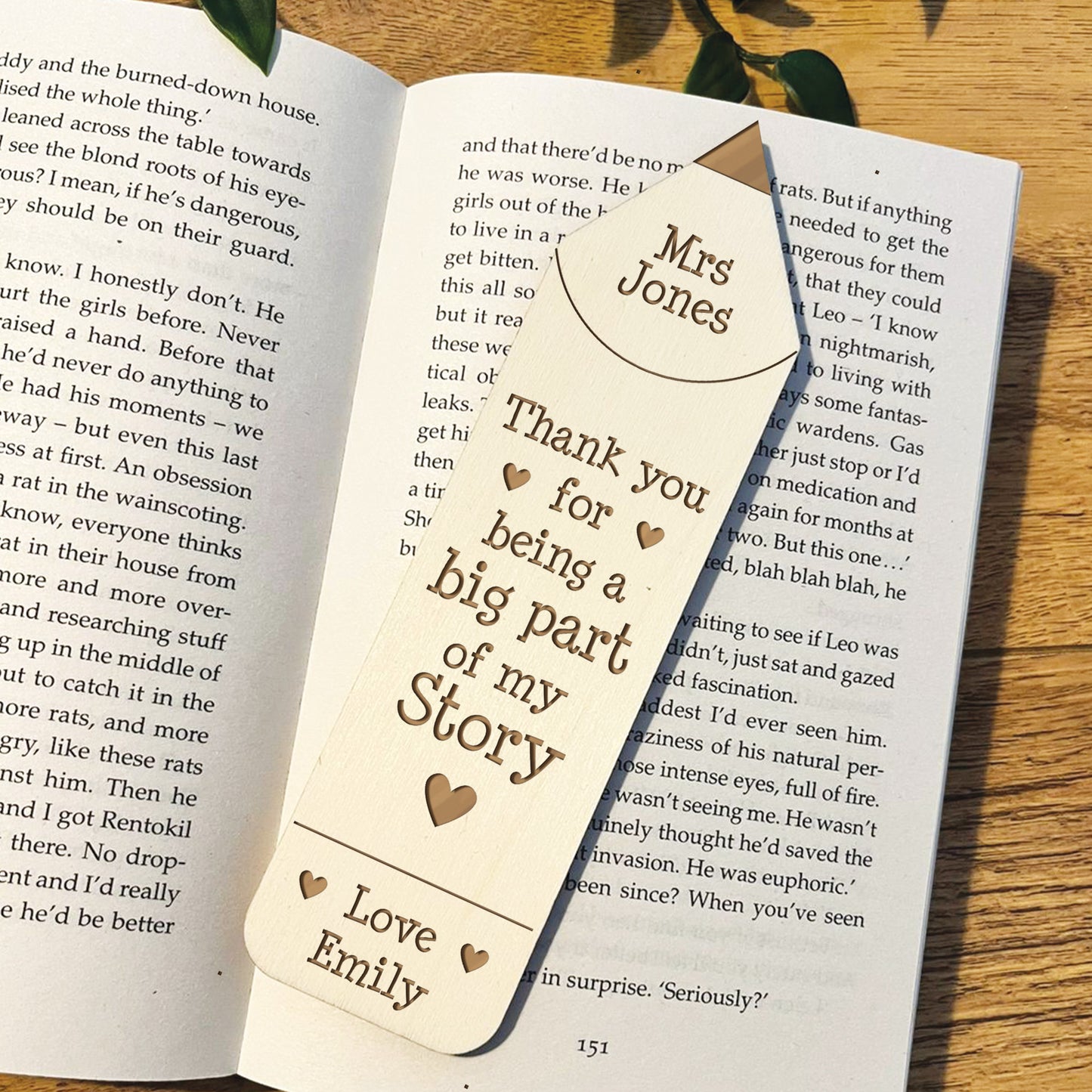 Teacher Gifts Wood Bookmark Teacher Gifts For Women