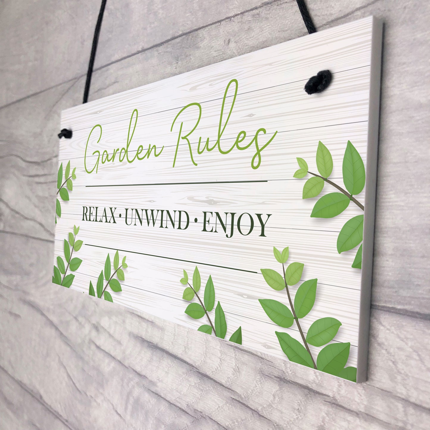 Garden Sign Plaque Hanging Outdoor Sign For Summerhouse Shed