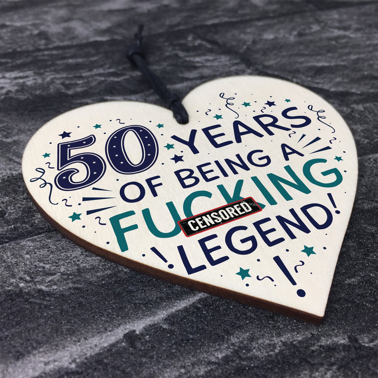 50th Birthday Funny Rude Gifts For Women Men Friend Brother Mum