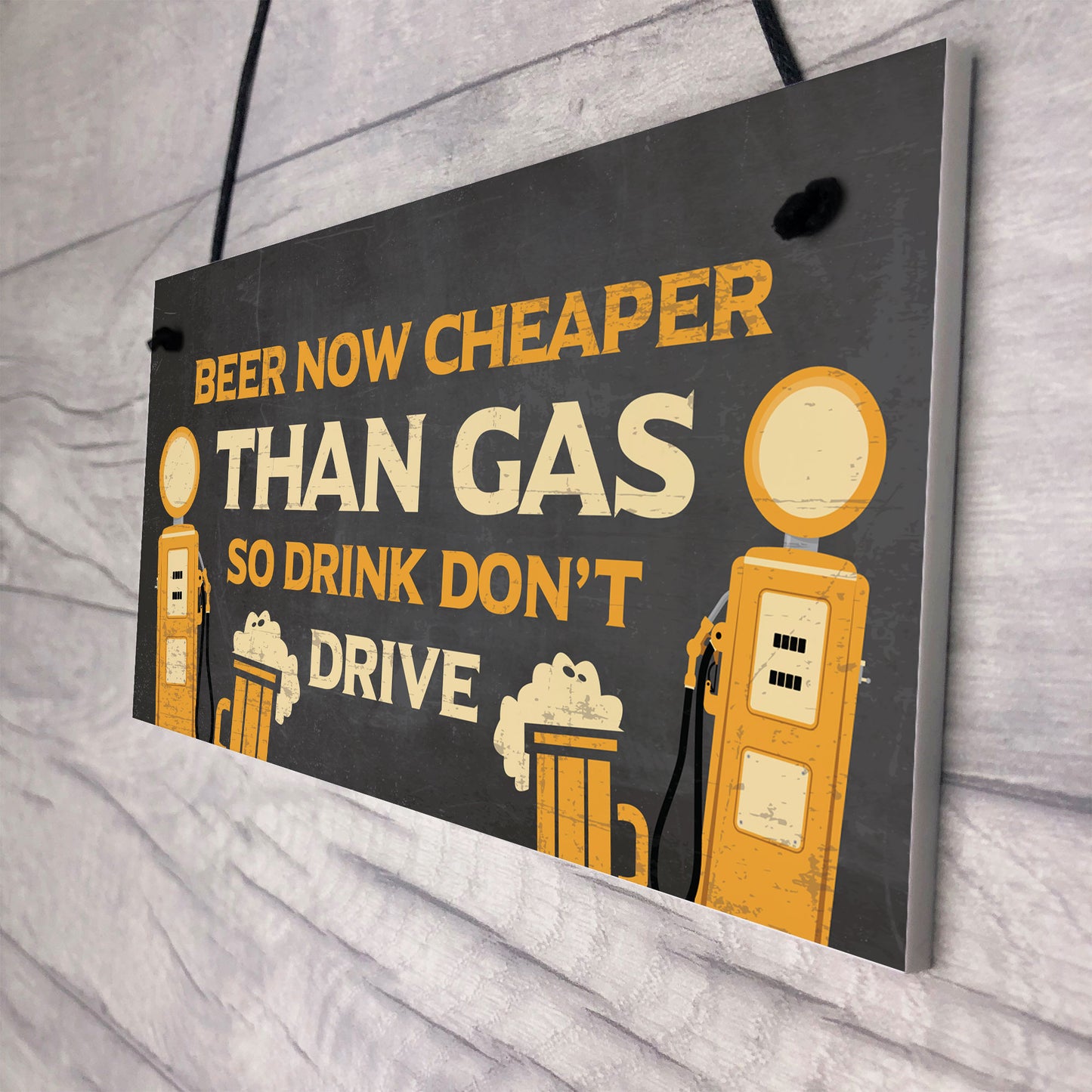 Funny Hanging Home Bar Sign For Man Cave Bar Pub Plaque Alcohol