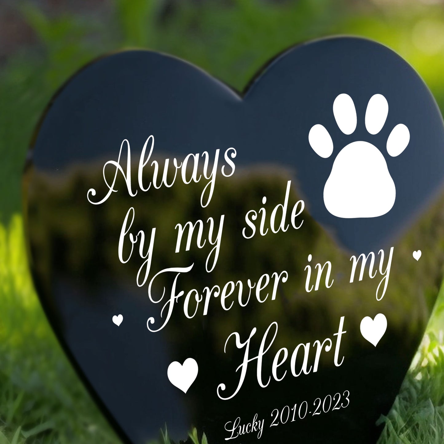 Memorial Plaque For Pet Dog Cat Personalised Grave Stone Gift