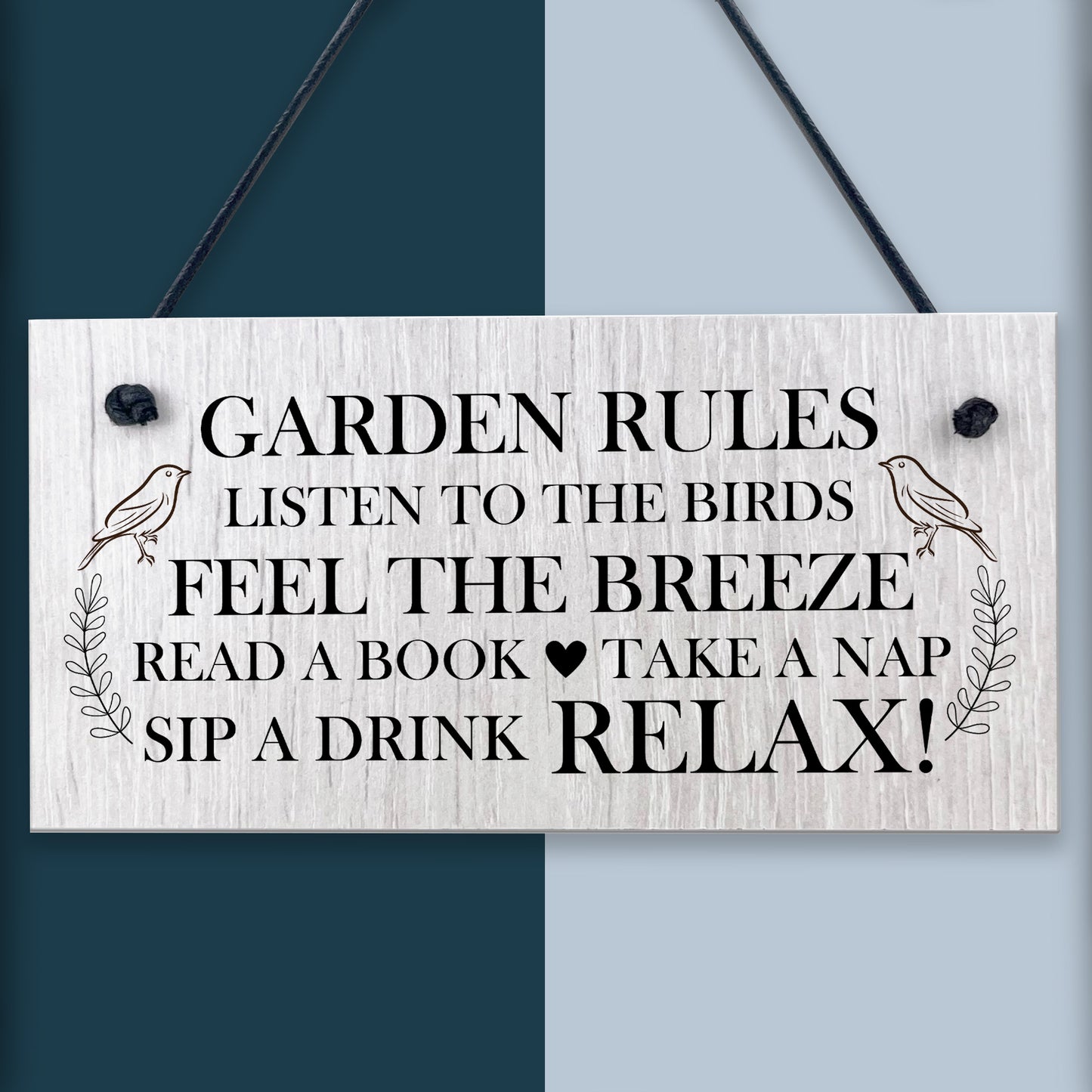 Garden Signs And Plaques For Outside Hanging Wood Sign Rules