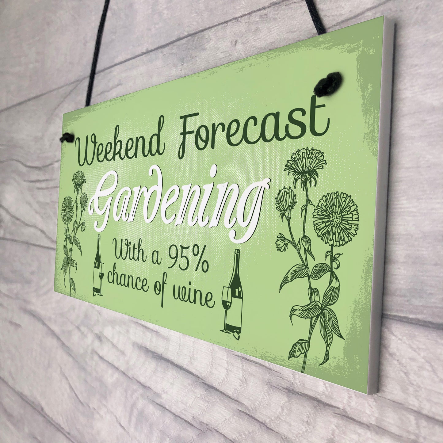 Garden Novelty Hanging Plaque SummerHouse GardenShed Wine