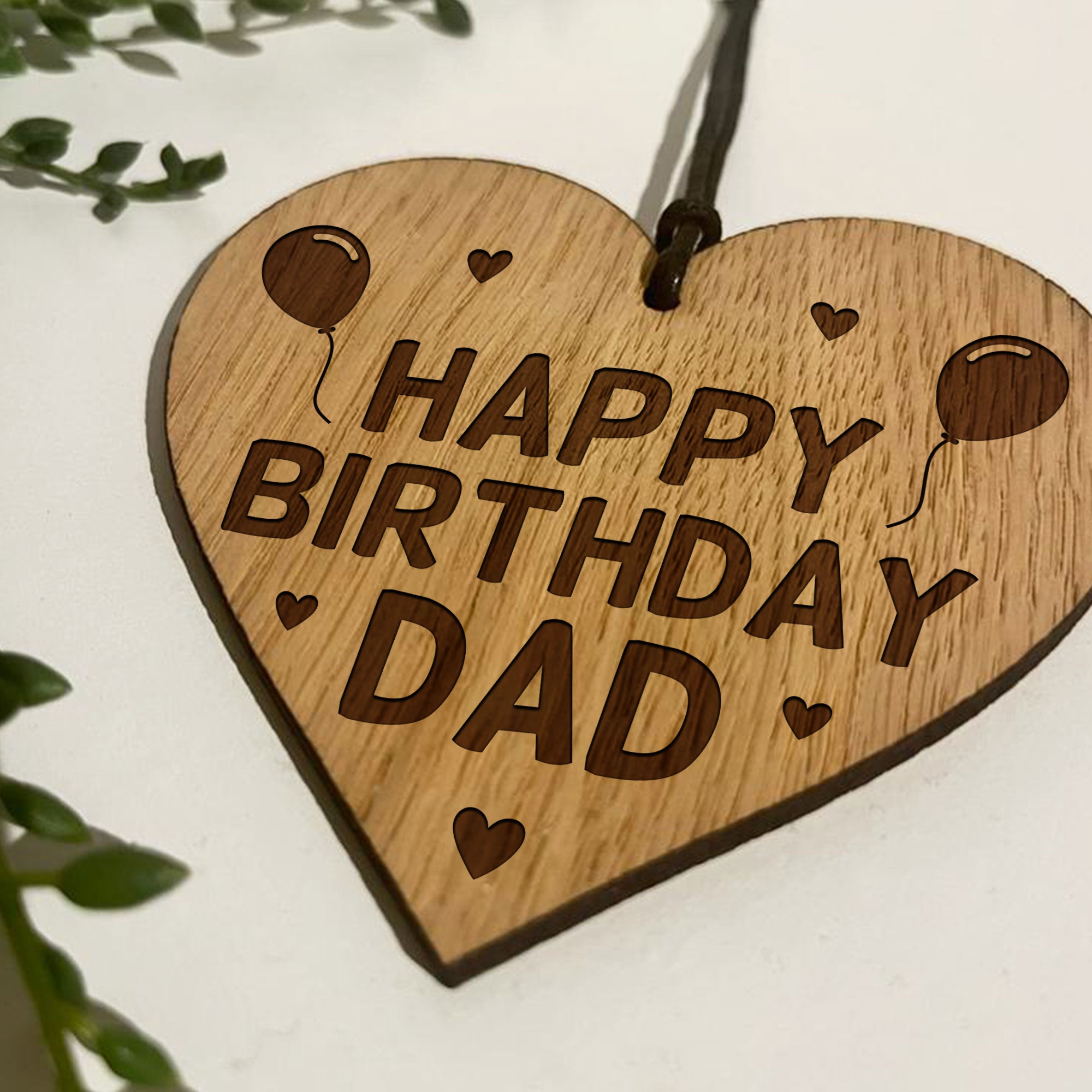 Red Ocean Novelty 50th Birthday Gifts For Him Her Wooden Heart Funny 50th  Birthday Gift For Mum Dad Nan Grandad Friend | DIY at B&Q