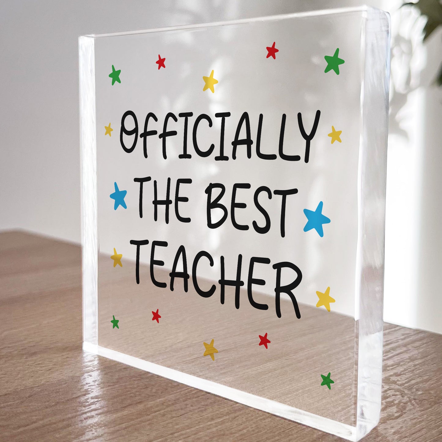 Teacher Gifts From Student BEST TEACHER Plaque Thank You Gifts