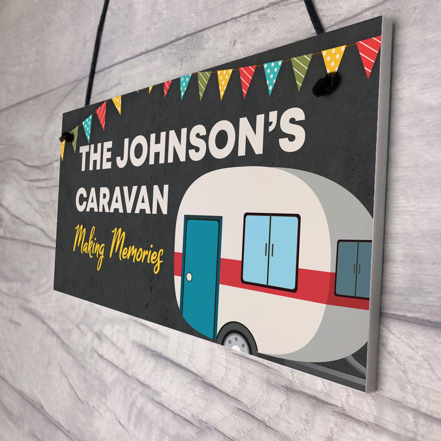 PERSONALISED Hanging Caravan Sign Caravan Accessories Gift