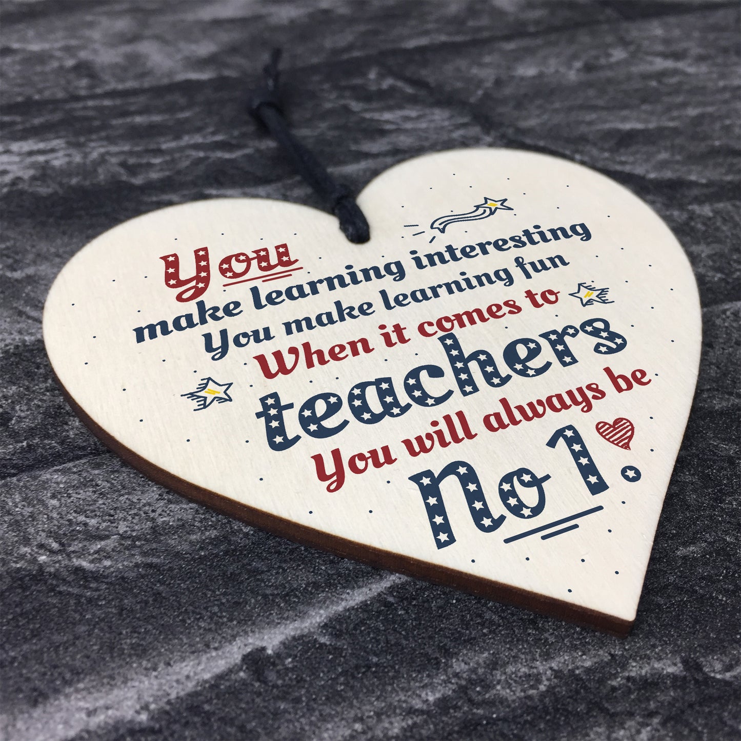 Number One Teacher Gift Teaching Assistant Nursery Childminder