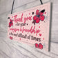 Thank You Friendship Gift Best Friend Sign Birthday Christmas