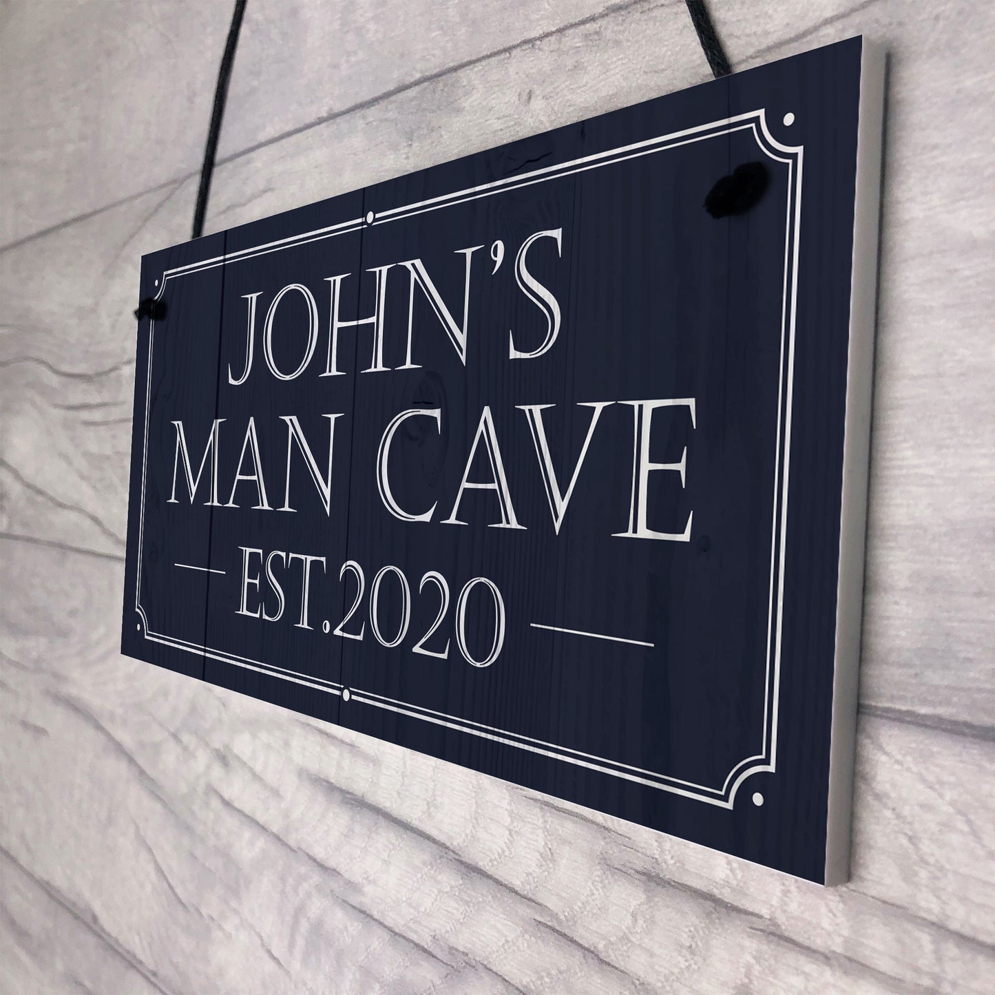 Man Cave Personalised Decor Signs Novelty Gifts For Him Men Boys