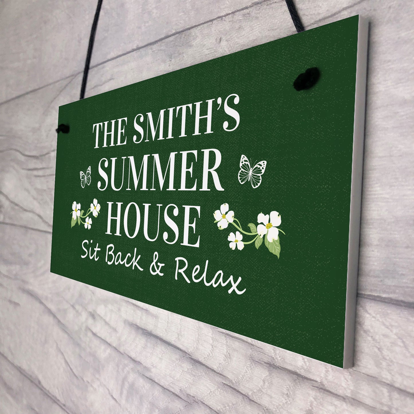 Summer House Personalised Decor Sign Garden Shed Home Decor