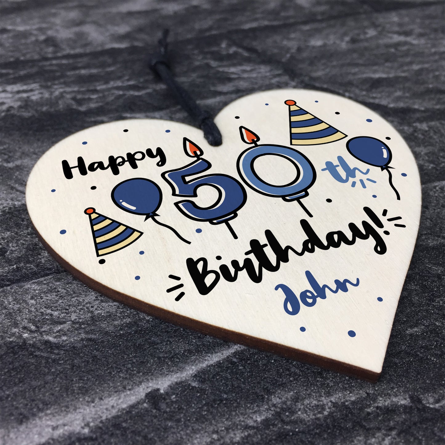 Quirky Personalised 50th Birthday Gift For Him Her Mum Dad